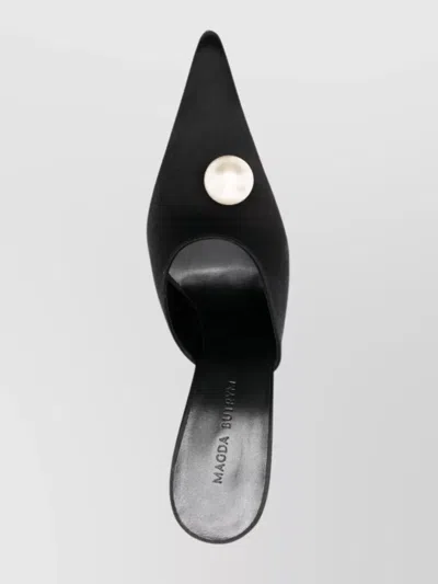 Magda Butrym Synthetic Fibers Mules In Black