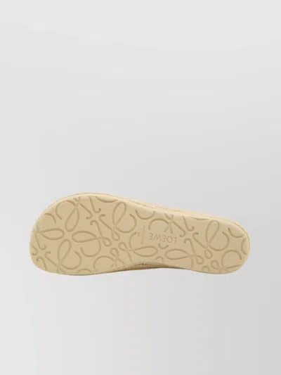 Loewe Men Rio Lace-up Shoes In Suede And Raffia In Brown