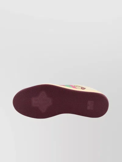 Gucci Screener Trainer In Gg Fabric And Multicolour Details In Multi