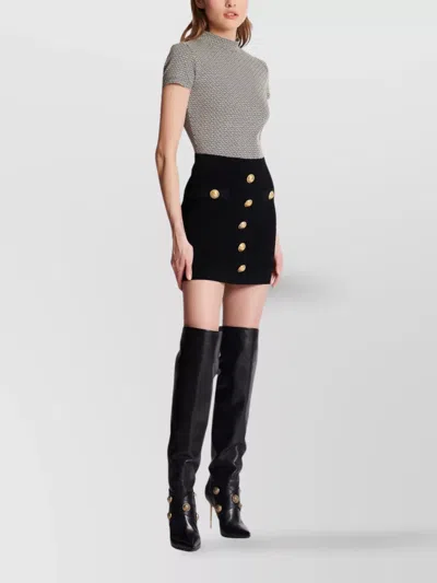 Balmain Skirt In Black
