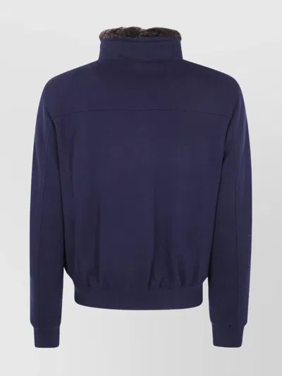 Moorer Bellati-mrw Wool Jacket In Blue