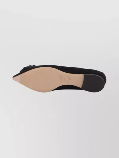 Roger Vivier Ballerina Shoes Featuring Heart Silhouette In Black