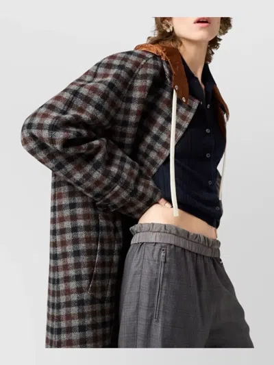 Miu Miu Openwork Cashmere Knitwear With Ribbed Cuffs And Hem In Blue