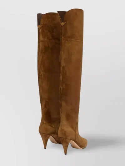 Casadei "venus" Nomad Saddle Boots In Brown