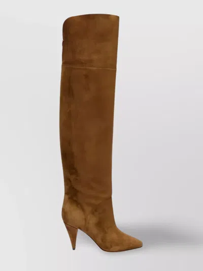 Casadei "venus" Nomad Saddle Boots In Brown