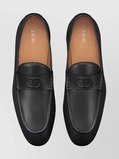 Dior Timeless Flex Loafer Shoes In Black