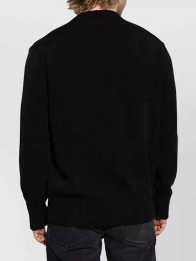 Amiri Hollywood Sweater With Embroidery In Black
