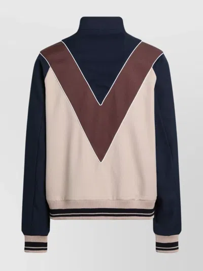 Valentino Jersey Felpa Vlogo Signature Cpu Grandala In Blue