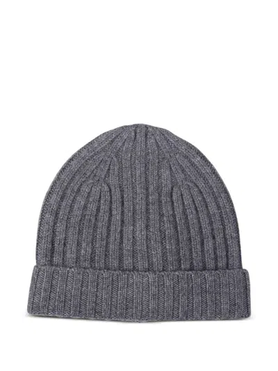 Beyou Cashmere Beanie In Gray