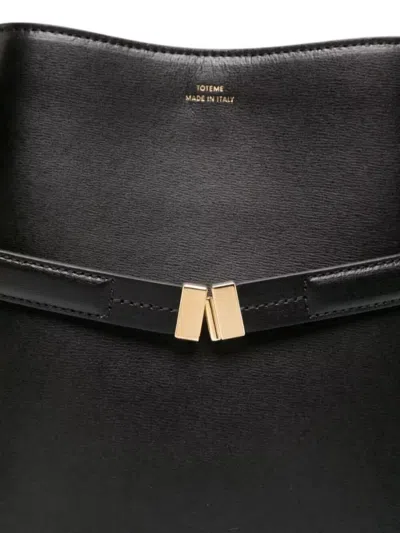 Totême Women Black 'belted' Bucket Bag, Onesize Luxury Bucket Bags For Women Darveys