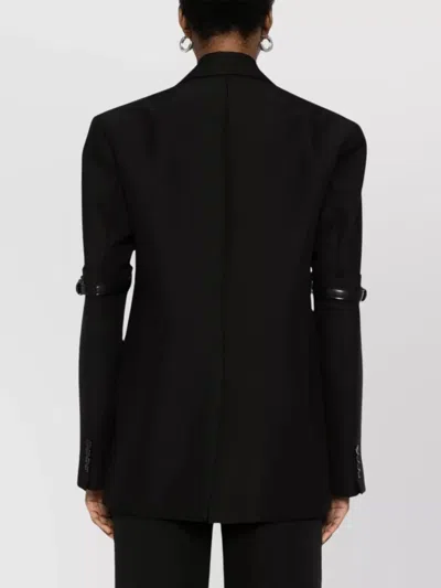 Coperni Belted Blazer Buckle Detail In Black
