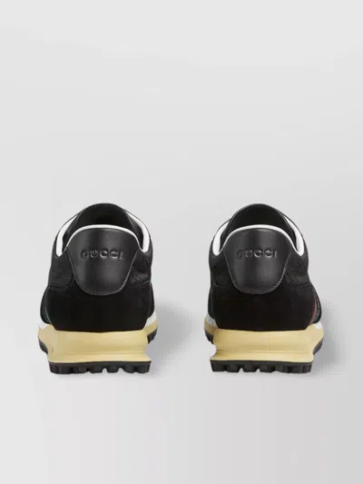 Gucci Sneaker Re-motion In Black Gg Fabric Men