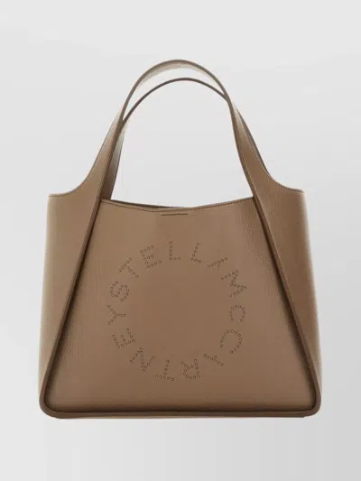Stella Mccartney Versatile Shoulder Bag Dual Handles In Brown