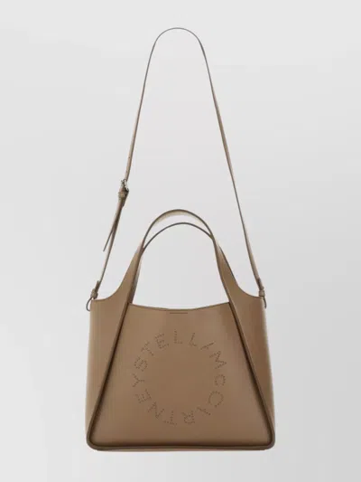 Stella Mccartney Versatile Shoulder Bag Dual Handles In Brown