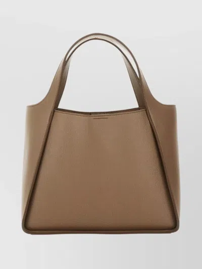 Stella Mccartney Versatile Shoulder Bag Dual Handles In Brown