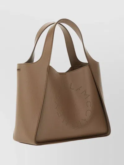 Stella Mccartney Versatile Shoulder Bag Dual Handles In Brown