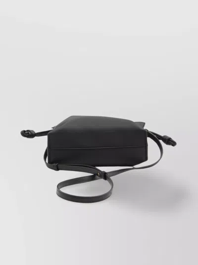 Loewe Small Flamenco Style Shoulder Bag In Gray