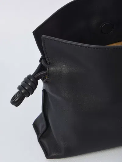 Loewe Small Flamenco Style Shoulder Bag In Gray