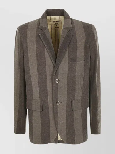 Uma Wang Men's Jacal Jacket In Brown