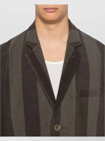 Uma Wang Men's Jacal Jacket In Brown