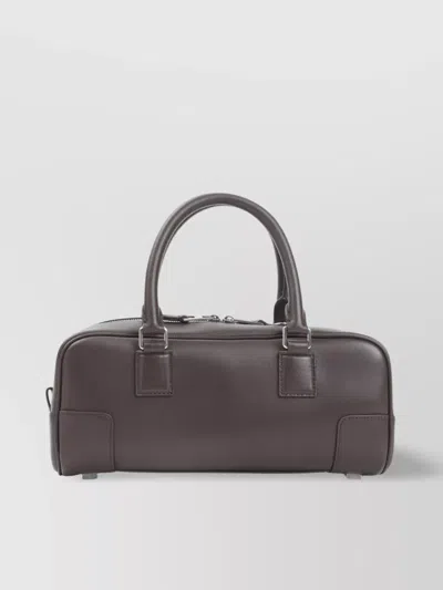 Loewe Structured Rectangular Handbag In Premium Calfskin Leather