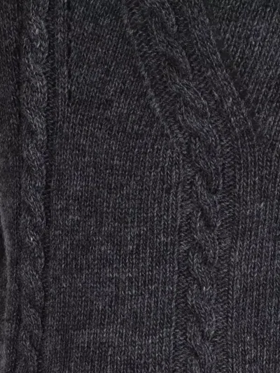 Ermanno Scervino Long Sleeve High Neck Sweater In Multi