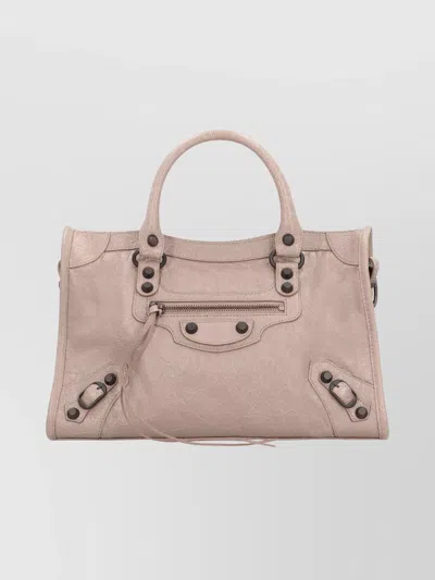 Balenciaga Sesame Le City Small Handbag In Pink