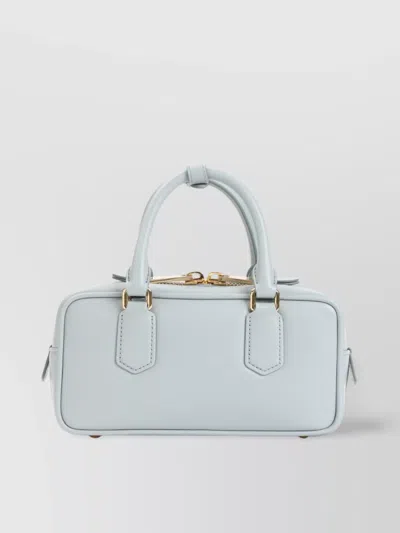 Miu Miu Arcadie Calf Leather Handbag In Blue