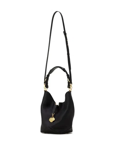Lanvin Medium Bucket Bag Top Handle In Black