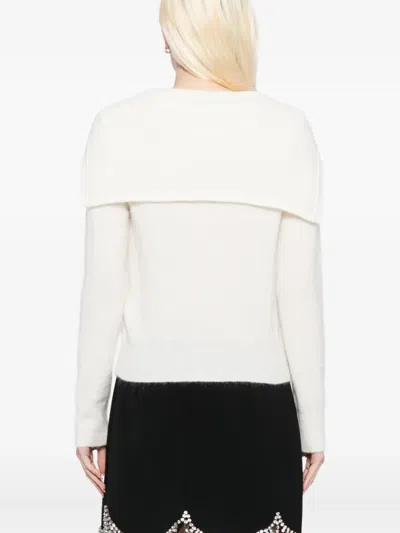 Kimhēkim Sailor-collar Cardigan In White