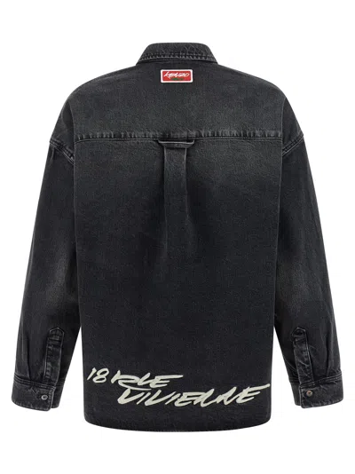 Kenzo X Futura 2000 Embroidery In Black