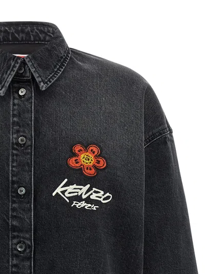 Kenzo X Futura 2000 Embroidery In Black