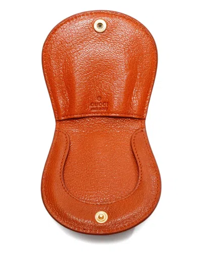 Pre-owned Gucci 2000-2020s Interlocking G Coin Purse In Brown