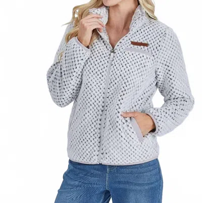 Simply Southern Simply Soft Frost Jacket In Frost Grey In Multi