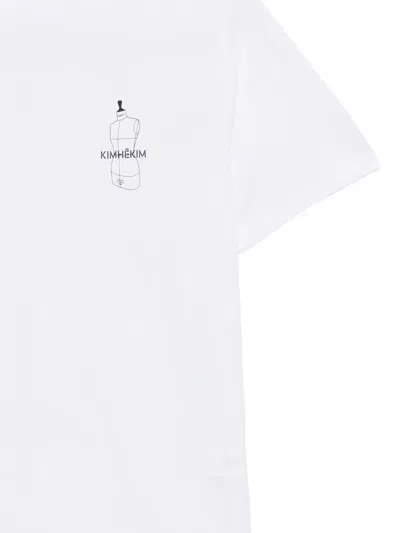 Kimhēkim Logo-printed T-shirt In White