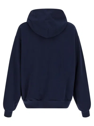 Marni Sweatshirt With Maxi Logo Print In Blue