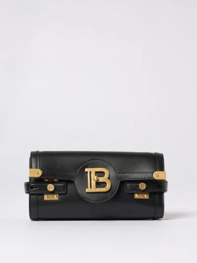 Balmain B-buzz Clutch In Black