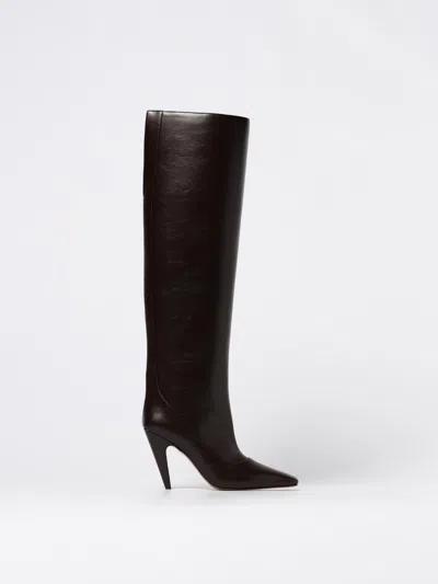 Stella Mccartney Stella Spur Knee-high Heeled Boots In Brown