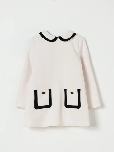 Elisabetta Franchi La Mia Bambina Romper  Kids Color Yellow Cream In White