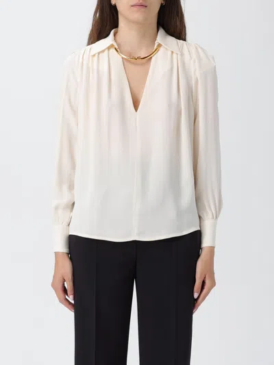 Elisabetta Franchi Woman Top Ivory Size 10 Viscose In Neutral