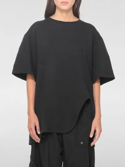 Attico Oversized T Shirt In Black