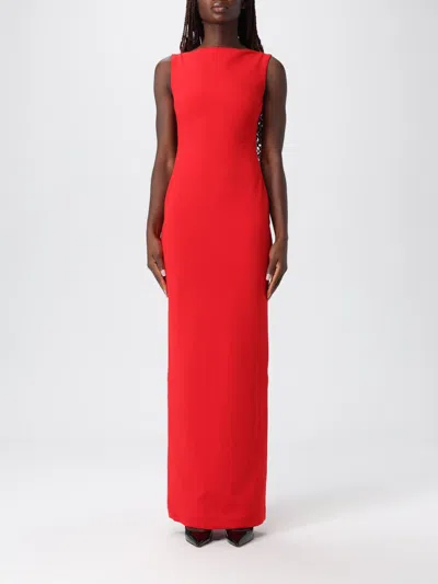 Solace London Dresses Bright In Red
