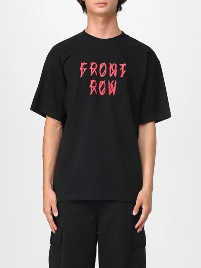 44 Label Group Cotton T-shirt With Logo Print In Black