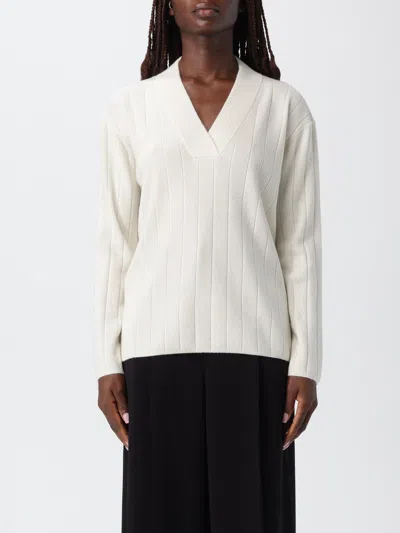 Max Mara Sweater  Woman Color White In White