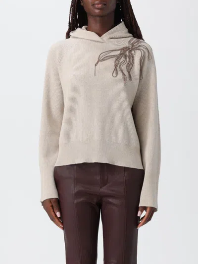 Brunello Cucinelli Sweatshirt  Woman Color Beige In Neutral