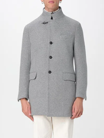Fay Coat  Men Color Grey In Blue