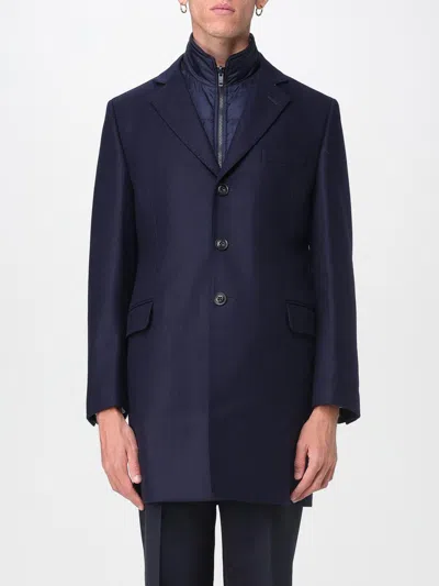 Fay Coat  Men Color Blue In Blue
