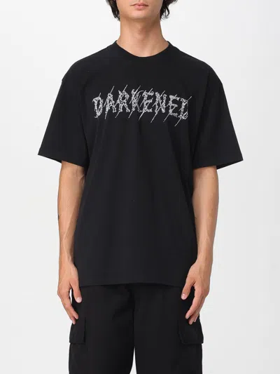 44 Label Group Men Darkened Type T-shirt In Black