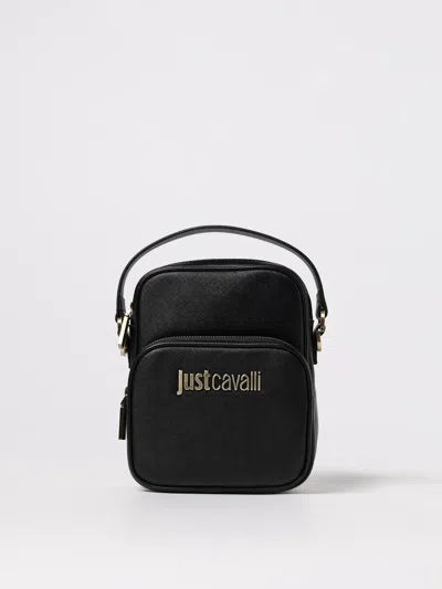 Just Cavalli Zip-fastening Messenger Bag In Black