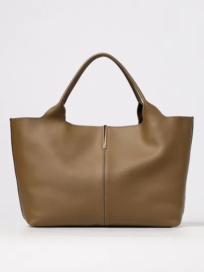 Tod's Tods Large Leather Tote Bag In Brown